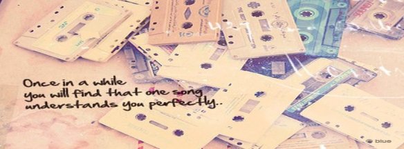 Cassette love music one song quote quotes  facebook covers